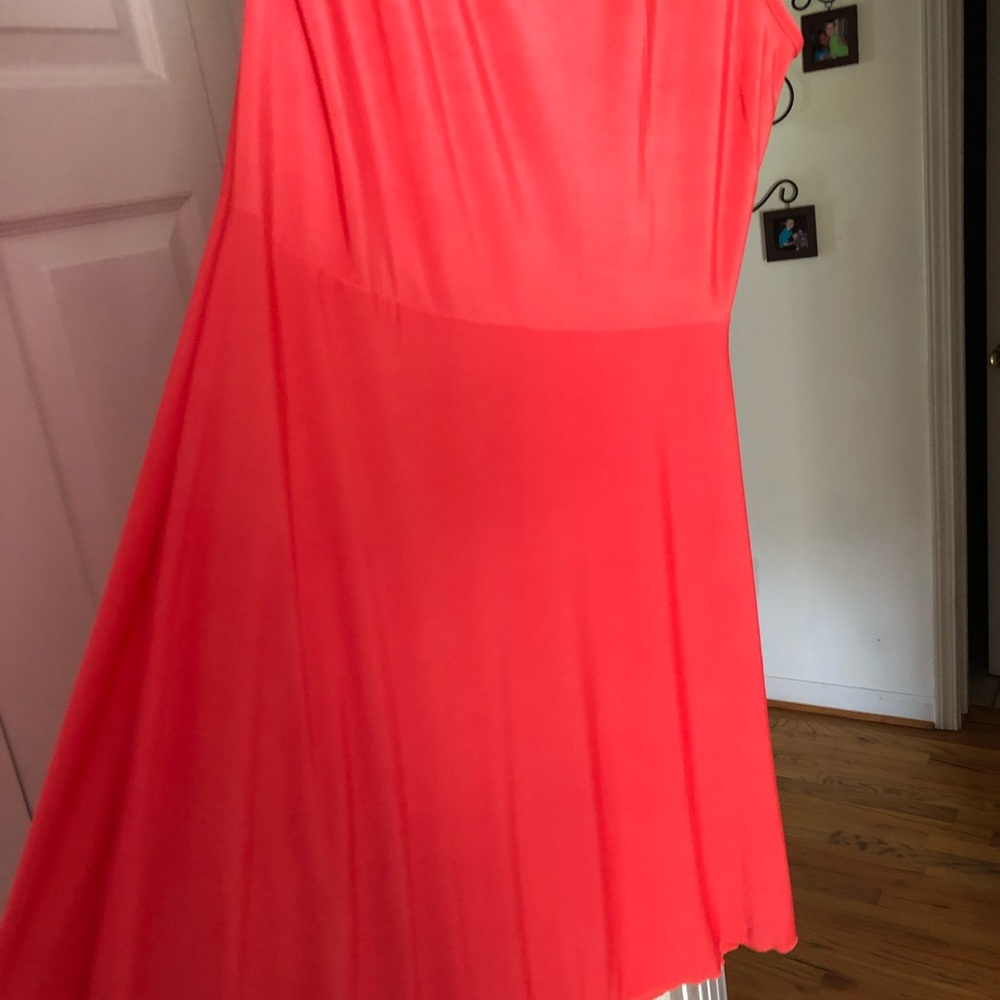 Wmns NWT knit summer short dress peachie color xl - Picture 2 of 2